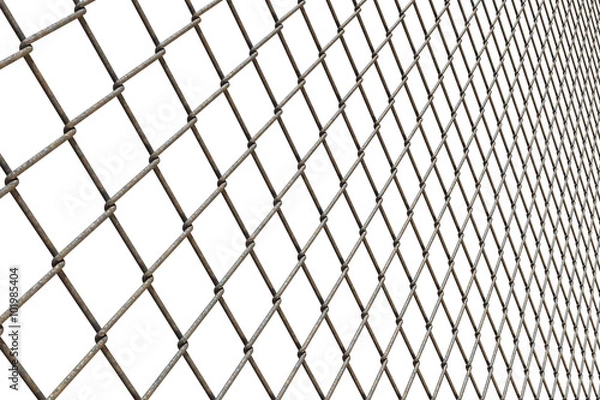 Obraz Rusty metal grid