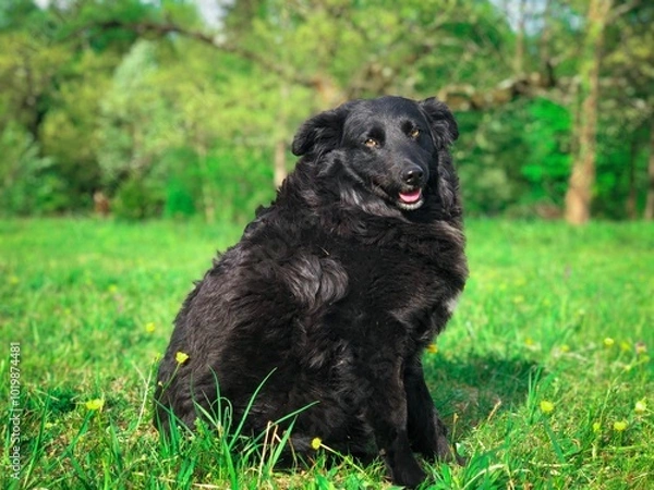 Obraz black labrador retriever