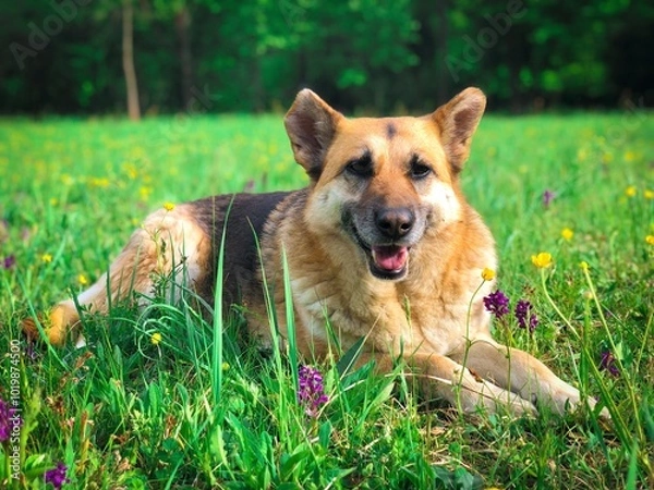 Obraz german shepherd dog