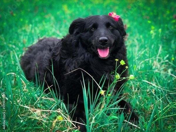 Obraz black labrador retriever