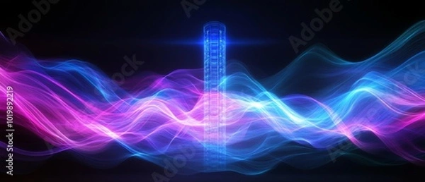 Fototapeta The 5G Spectrum, 5G and Digital Connectivity