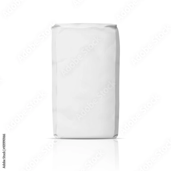 Obraz Blank paper flour bag.