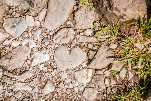 Obraz Herz als Stein