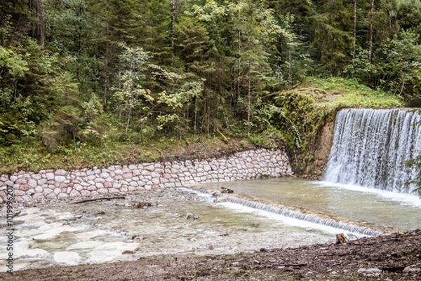 Obraz Wasserfall am Hochfelln