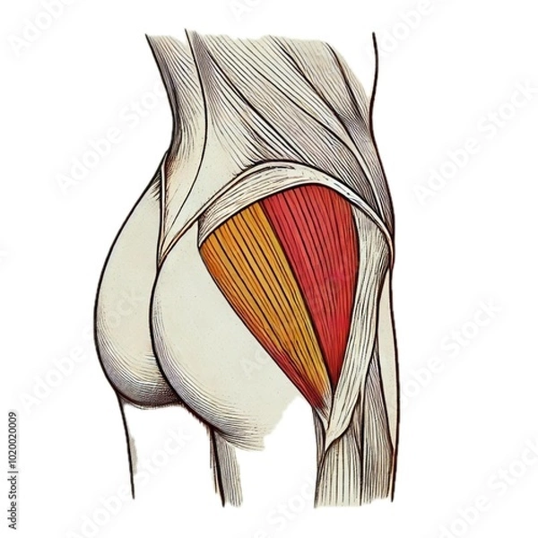 Obraz 大腿筋膜張筋 Tensor fasciae latae muscle
