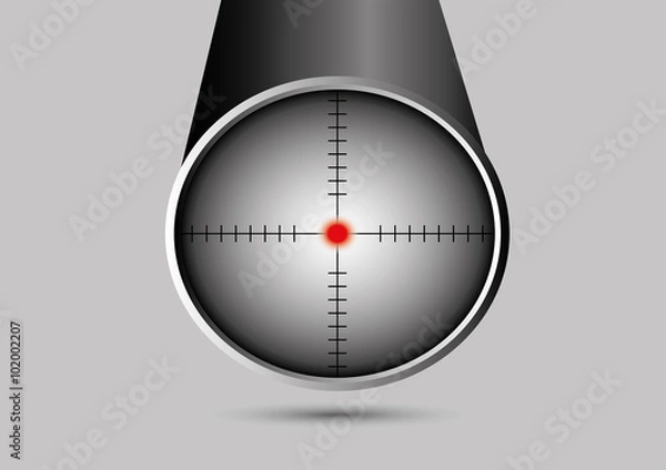 Obraz Sniper view finder