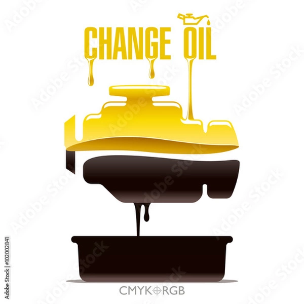 Obraz Change Engine Oil