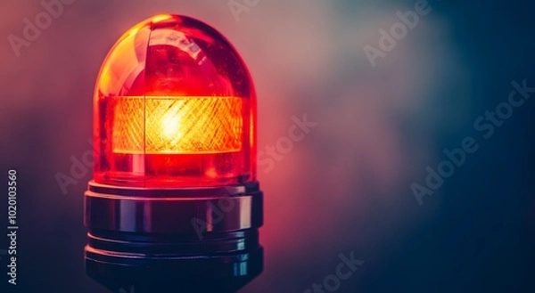 Obraz Red siren light 