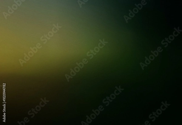 Fototapeta A grainy, abstract background with a gradient from light yellow to dark green.