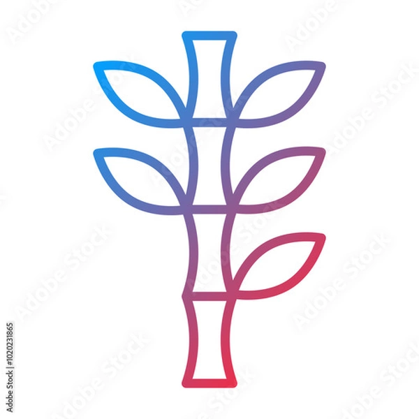 Obraz Bamboo Icon Style
