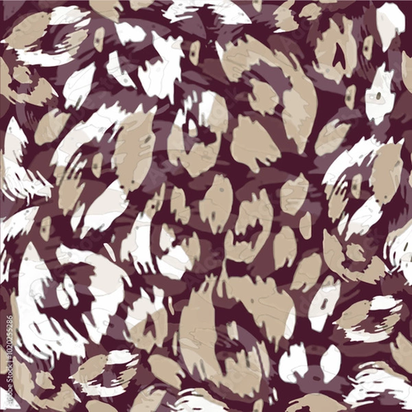 Fototapeta WILD ANIMAL PATTERN VECTOR DESIGNS CARPET FABRIC TEXTILE VECTOR PATTERN