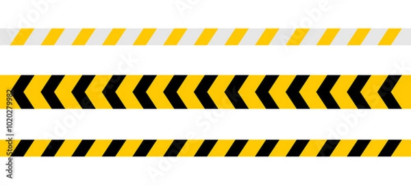 Fototapeta Caution danger and warning signs