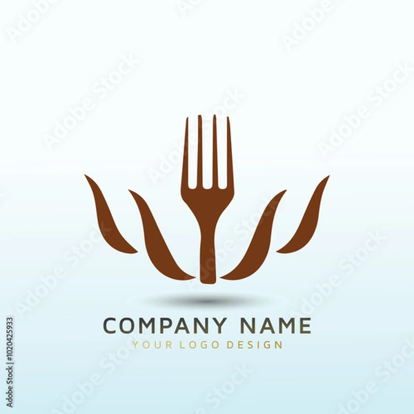Fototapeta Indian Restaurant vector logo design