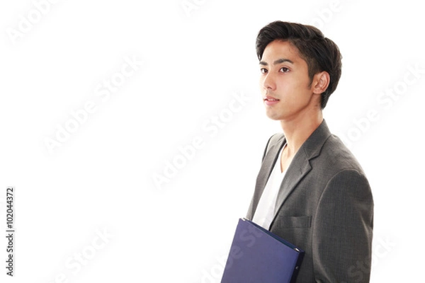 Fototapeta 笑顔の青年