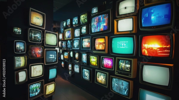 Fototapeta World Television Day. TV. direct broadcast