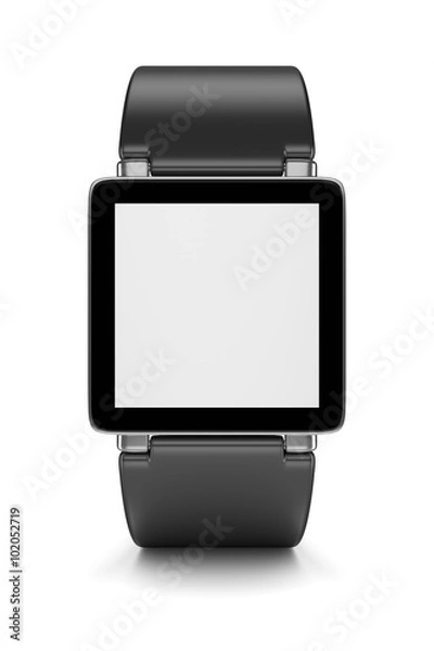 Fototapeta Smartwatch with Blank Display, Front View