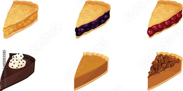 Obraz Plasterki ciasta