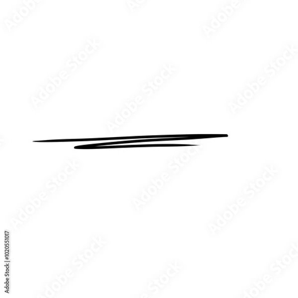 Fototapeta Markers lines underline