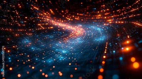 Fototapeta Futuristic Abstract Background