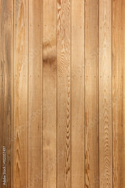 Obraz Big Brown wood plank wall texture background