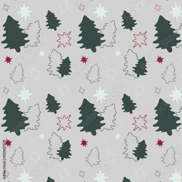 Obraz pattern Christmas tree