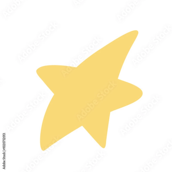 Fototapeta Star. Abstract, stylized element. Vector