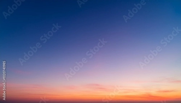 Obraz gradient sky texture after sunset