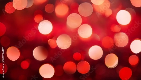 Fototapeta red lights texture bokeh lights effect banner background