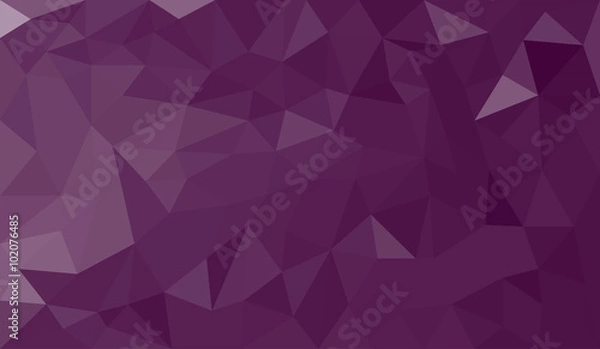 Obraz Purple abstract geometric triangular polygon style illustration graphic background