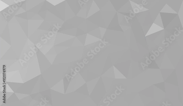 Obraz White abstract geometric triangular polygon style illustration graphic background