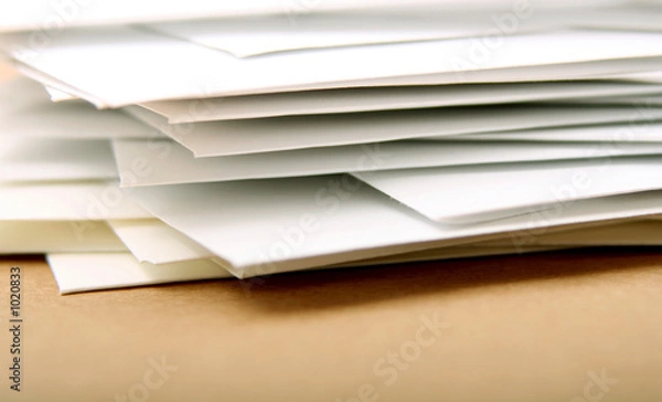 Obraz briefumschläge gestapelt