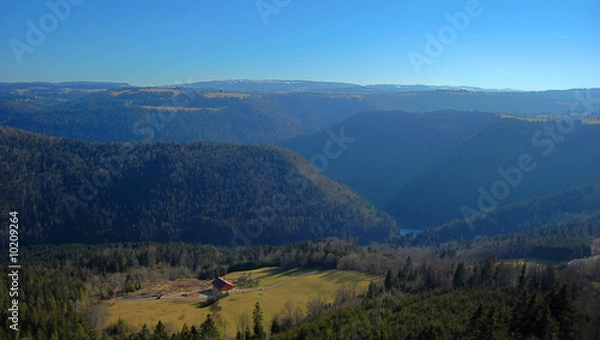 Obraz Paysage du Haut-Doubs, Franche-Comté