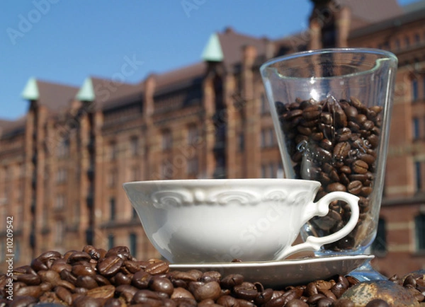 Obraz Kaffepause in der Speicherstadt