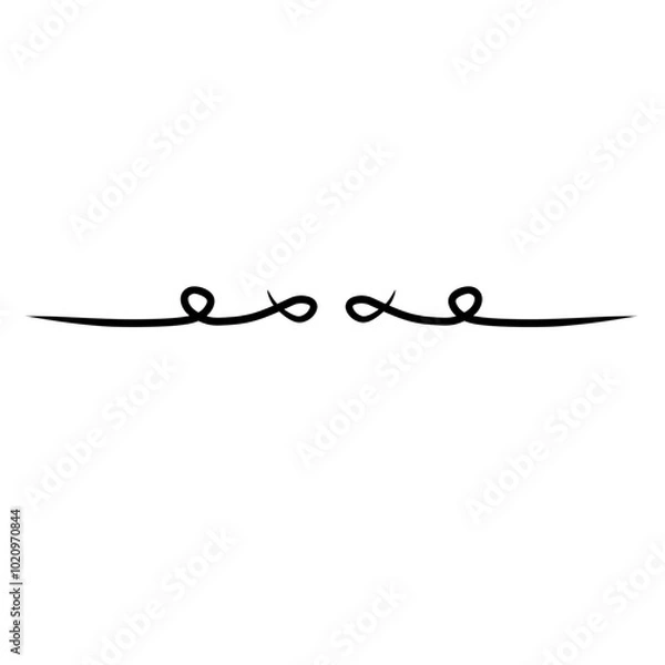 Fototapeta Simple text dividers 