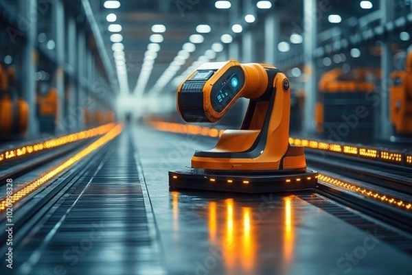 Fototapeta Robot arm automation Technology 4.0