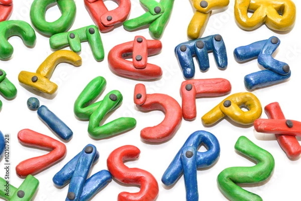 Obraz Красивый алфавит.