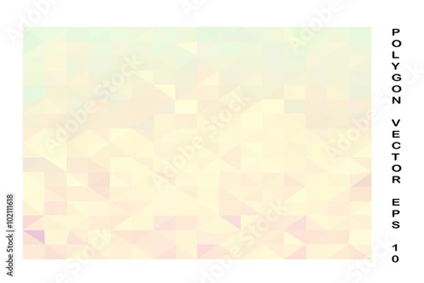 Fototapeta POLYGON ABSTRACT BACKGROUND VECTOR