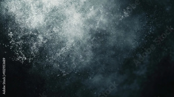 Fototapeta Abstract smoky texture creating a mysterious atmosphere in dark tones.