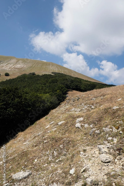 Obraz sky and clouds over the mountains