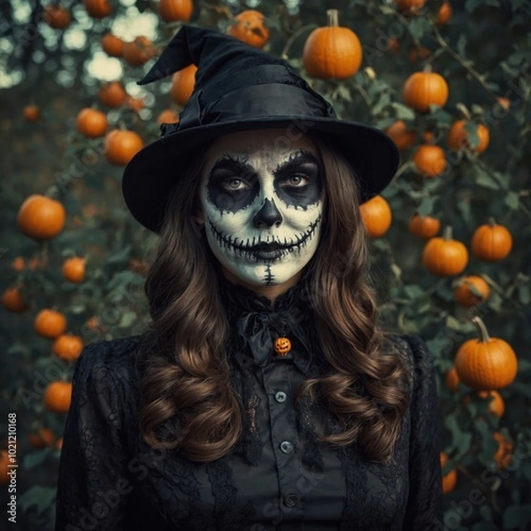 Obraz A chilling scream echoing through the haunted halls