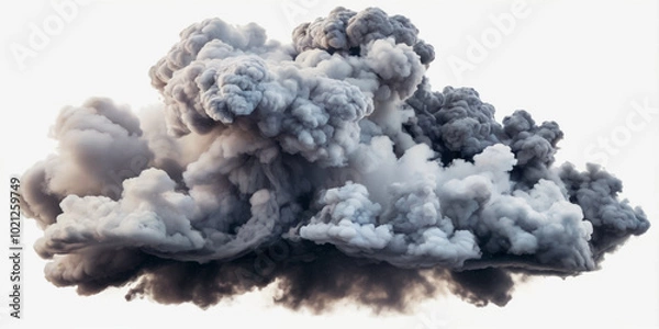 Fototapeta Acrylic colors in water. Ink blot. Abstract gray background .Fog or smoke isolated special .mist or smog background
.
