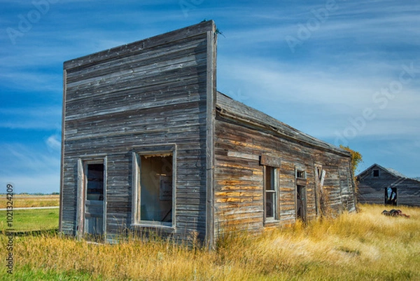 Obraz Abandoned Wooden Store