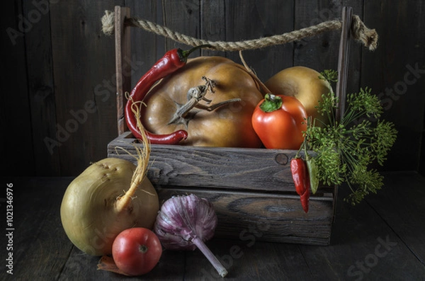 Obraz Vegetables in a group