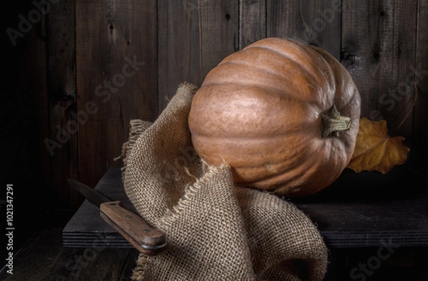 Obraz pumpkin and other ingredients