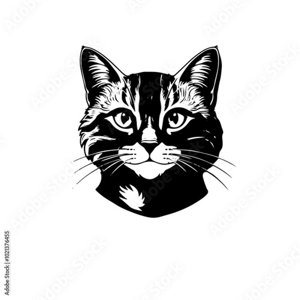 Fototapeta black cat