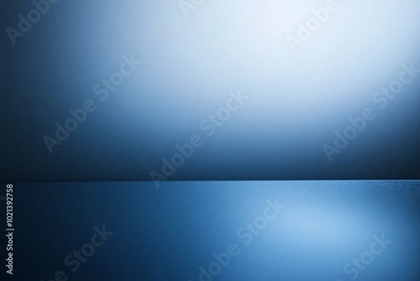 Fototapeta Blue Gradient Background with Horizon Line