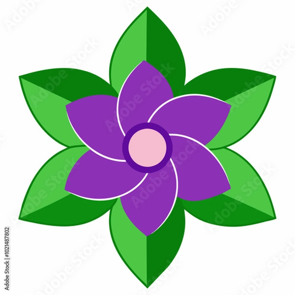 Obraz flower isolated on white