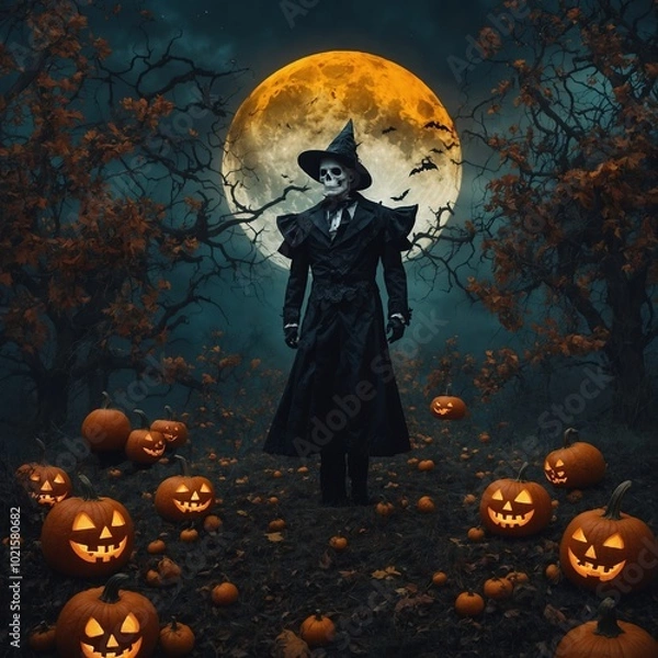 Obraz A spooky ghost tour explores locations