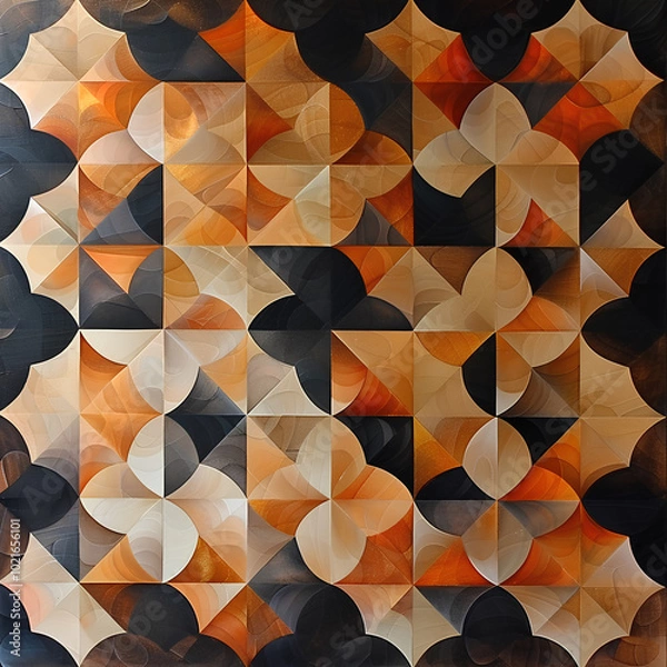 Obraz abstract background with triangles