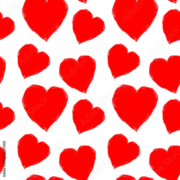 Fototapeta Seamless pattern for Valentines Day 